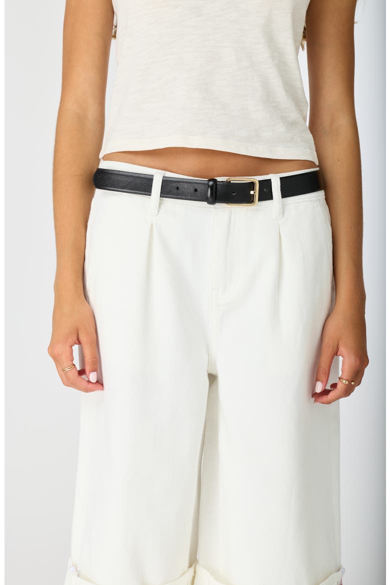 Roxie Cuffed Selvedge Jort Shorts, Alternate, color, CLOUD