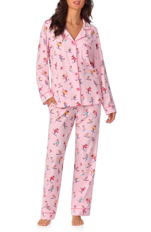 BedHead Pajamas Print Jersey Pajamas in Ski Season 