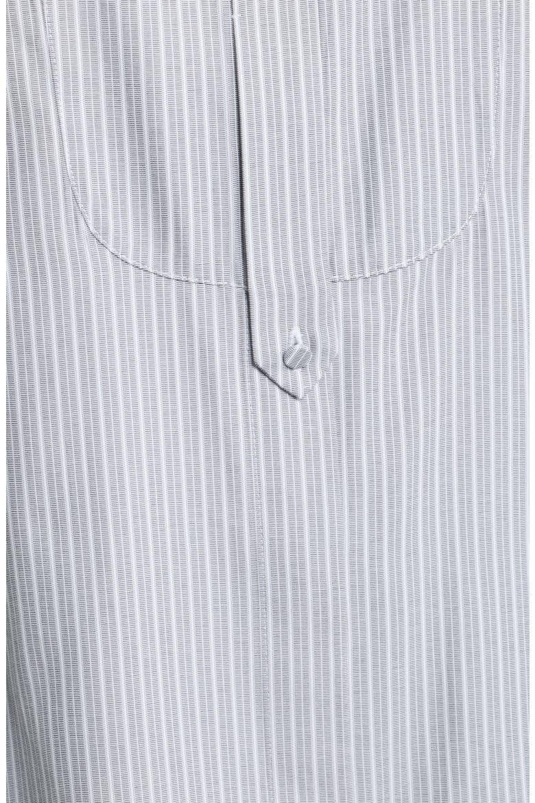 Tanner Striped Bib Front Shirt, Alternate, color, BLACK/ WHITE
