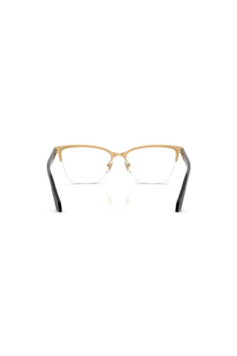 54mm Cat Eye optical glasses, Alternate, color, Gold/ Black