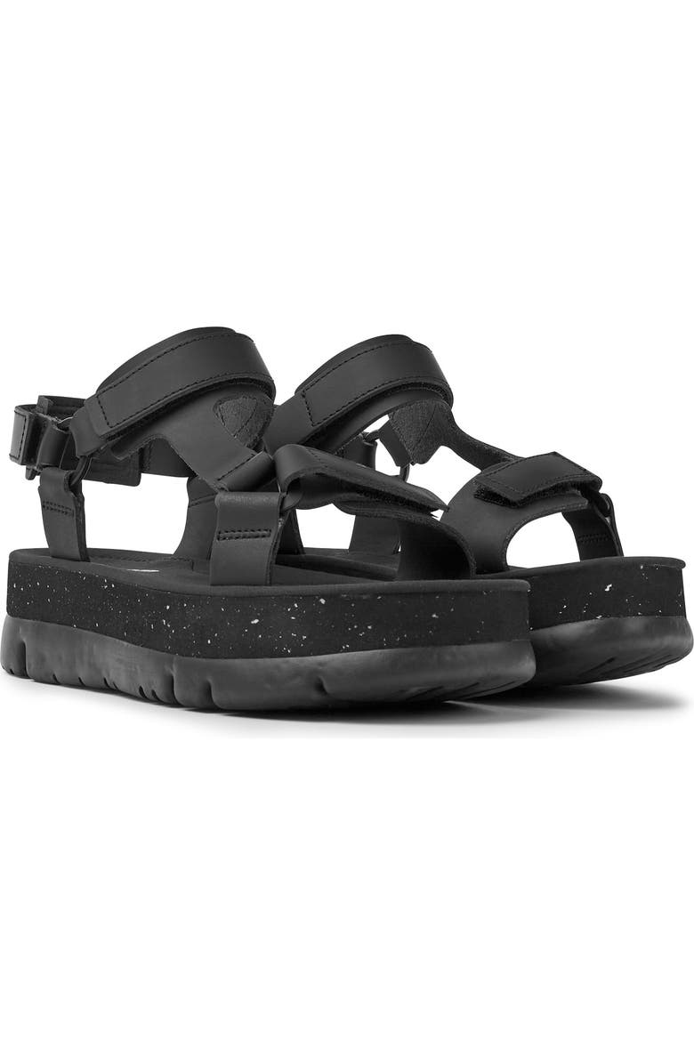 Camper Oruga Up Sport Sandal, Main, color, Black/ Black