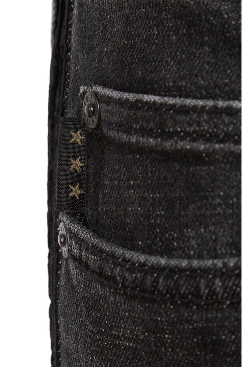 Wight Skinny Fit Stretch Jeans, Alternate, color, MINERAL BLACK