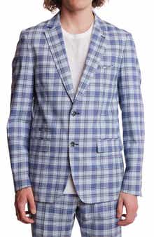 PAISLEY & GRAY Dover Slim Fit Plaid Sport Coat