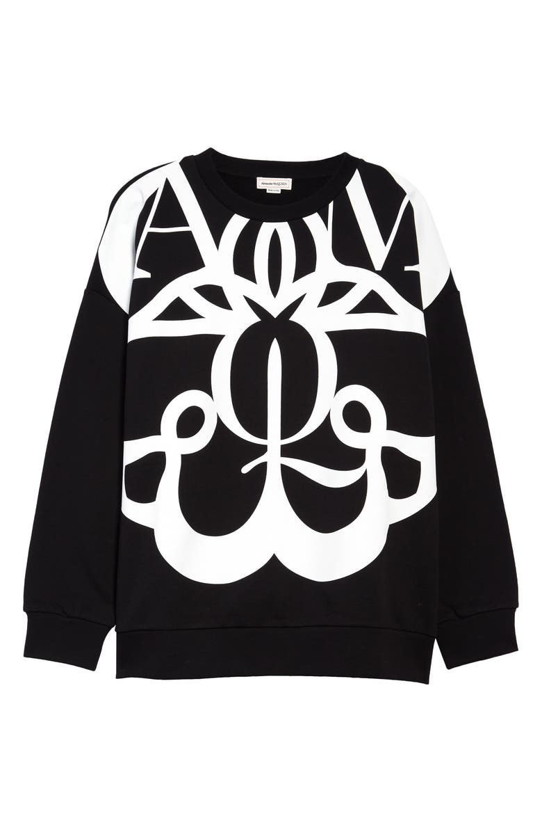 McQueen Alexander McQueen Women's Exploded Seal Logo Sweatshirt, Main, color,