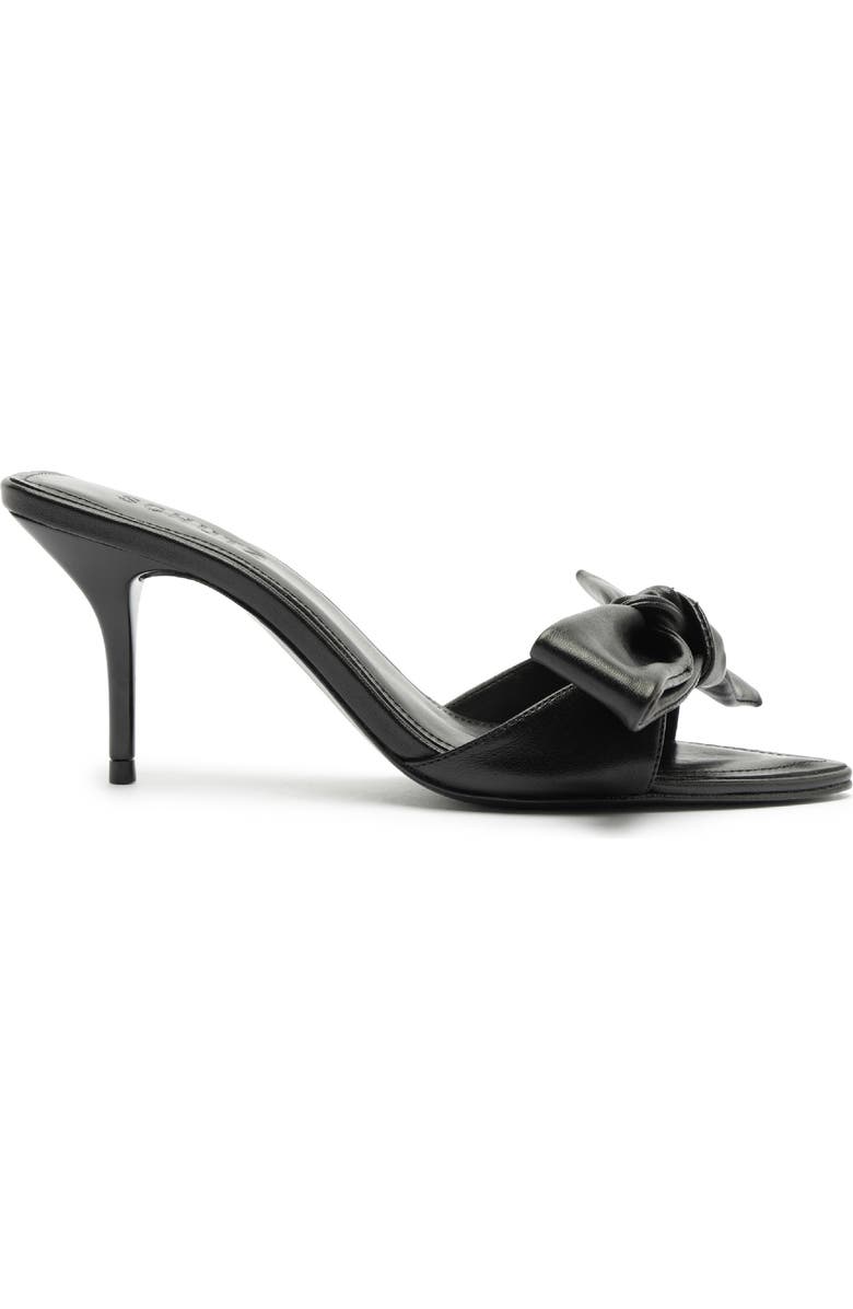 Schutz Elodie Bow Sandal, Alternate, color, Black