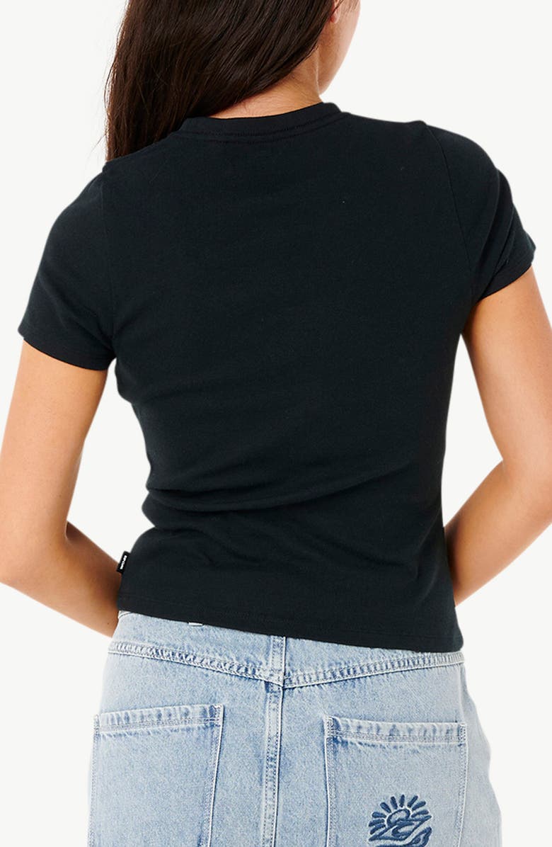 Rip Curl Neon Isles Fitted T-Shirt, Alternate, color, Black