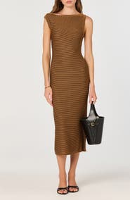 ASTR the Label Asymmetric Knit Dress