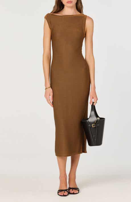 ASTR the Label Asymmetric Knit Dress