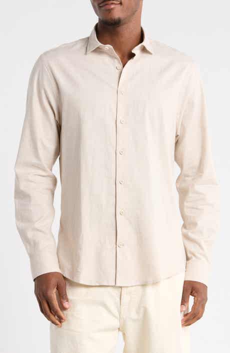 Soft Flannel Button-Up Shirt