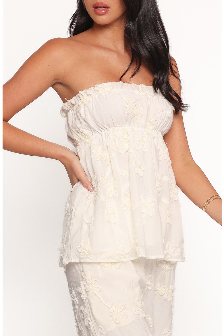 Robin Strapless Top, Alternate, color, WHITE