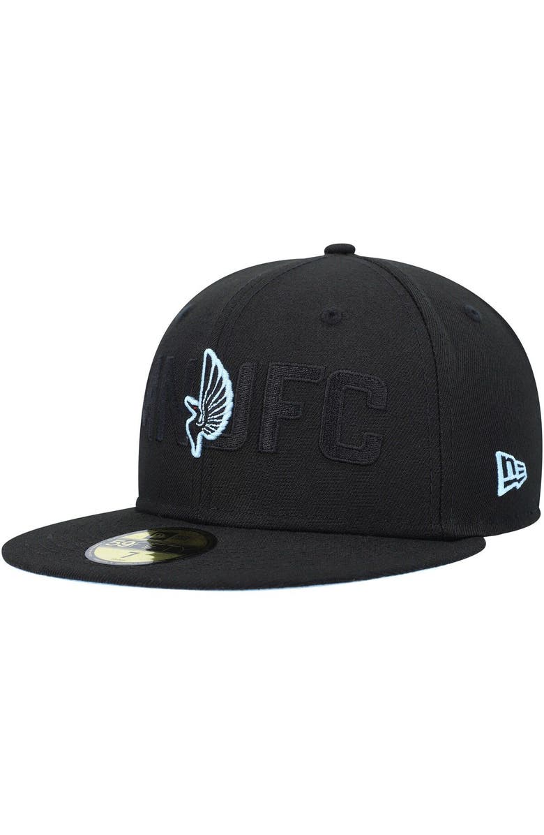 New Era Men's New Era Black Minnesota United FC Kick Off 59FIFTY Fitted Hat, Alternate, color, 