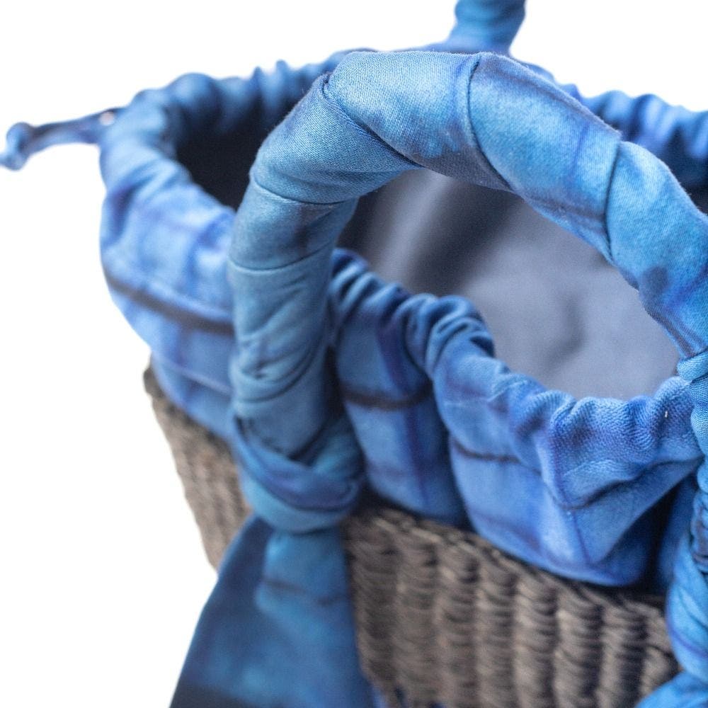 Aketekete Ayine Bag Mini, Alternate, color, Black W/ Navy Lining