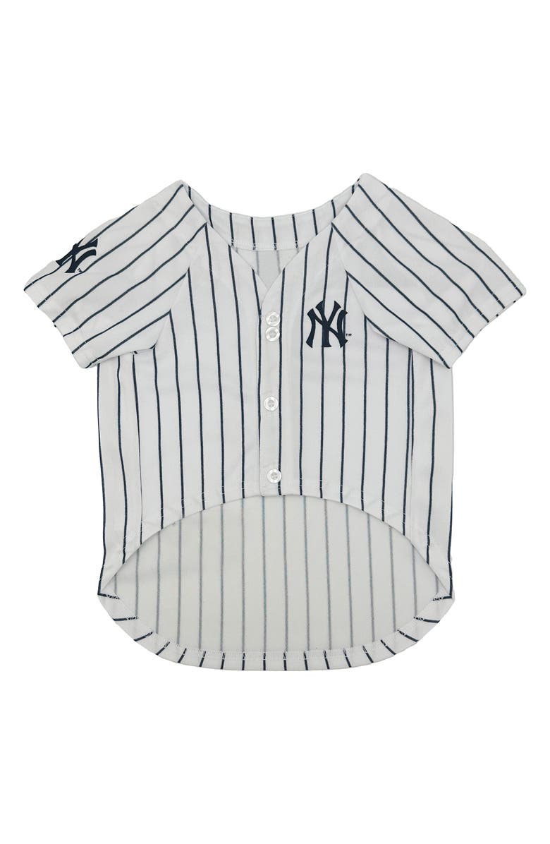 PETS FIRST New York Yankees Basketball Dog Jersey, Alternate, color, 
