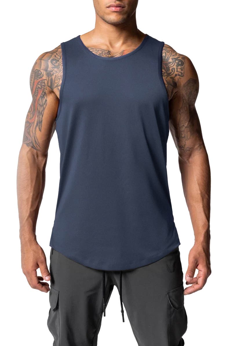 ASRV AeroSilver<sup>®</sup> Performance Tank, Main, color, Navy