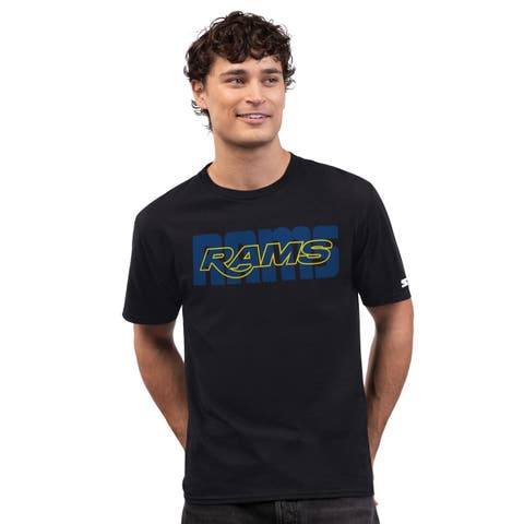 Men's Starter  Black Los Angeles Rams Smart Tech Prime Time T-Shirt