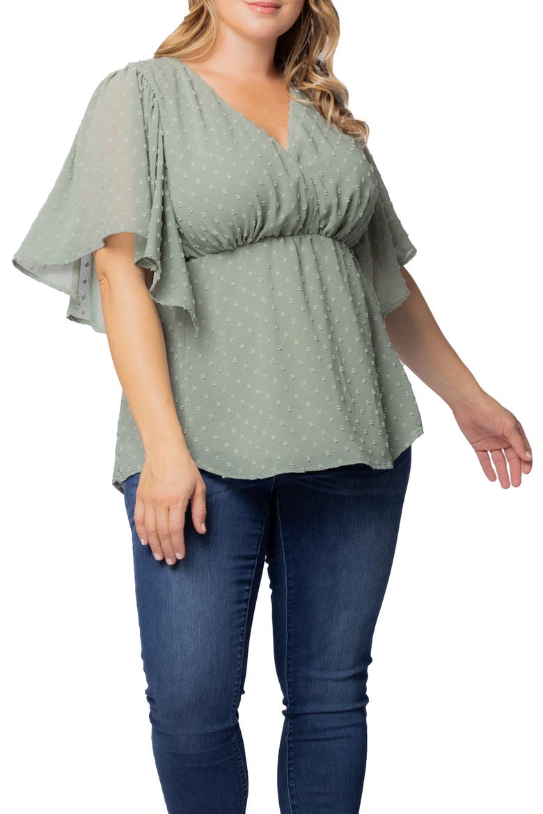 Seaside Serenade Top, Main, color, SAGE