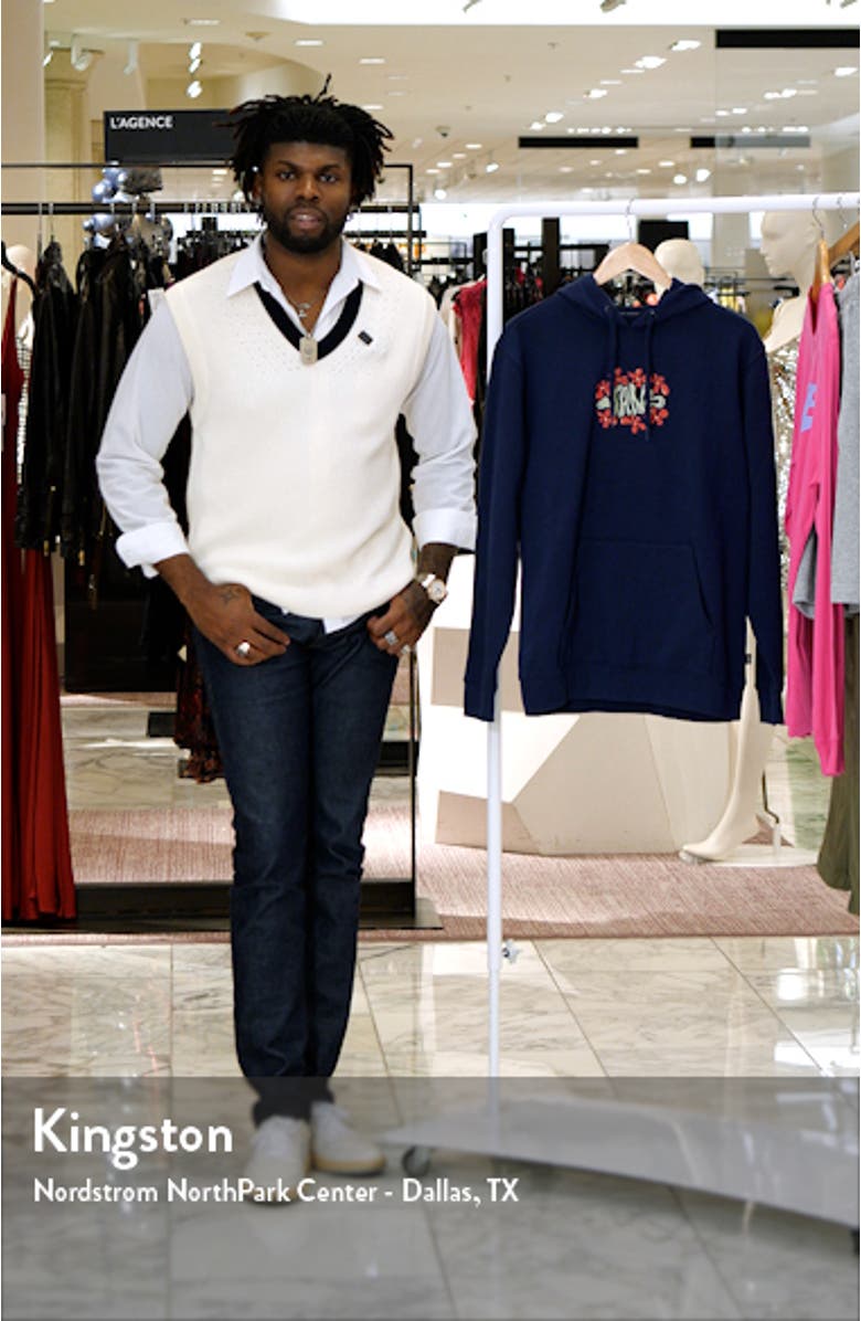 Jazz Floral Graphic Hoodie, sales video thumbnail