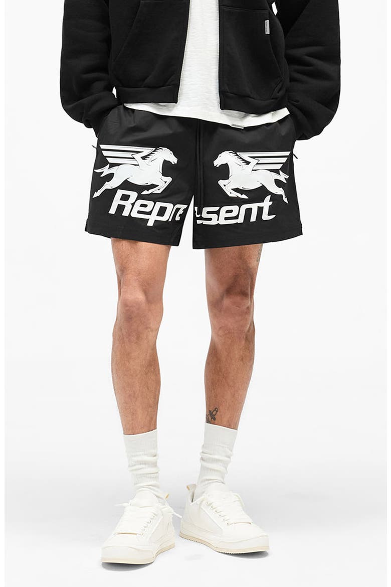 Nothing Faster Swim Trunks, Main, color, JET BLACK