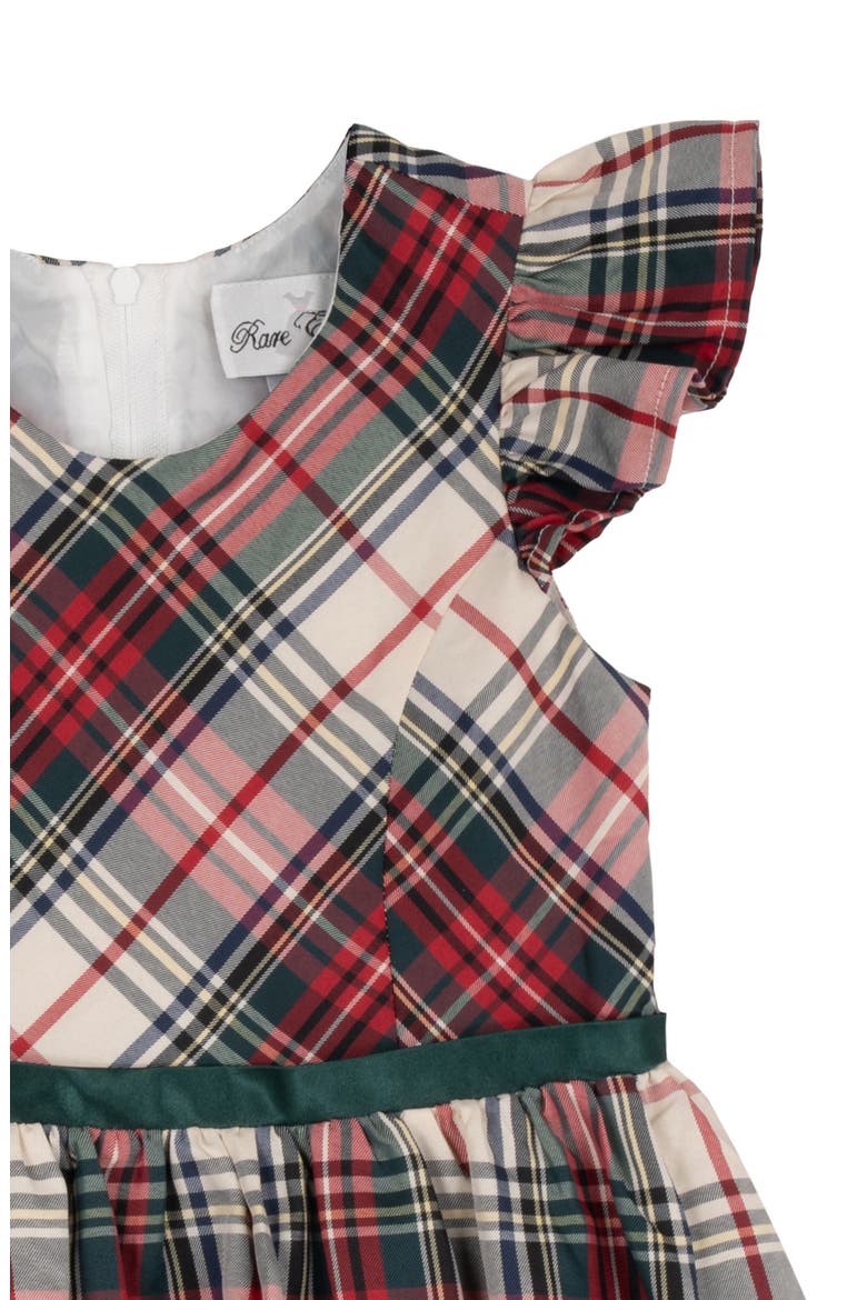 Kids' Plaid Taffeta Dress, Alternate, color, IVORY