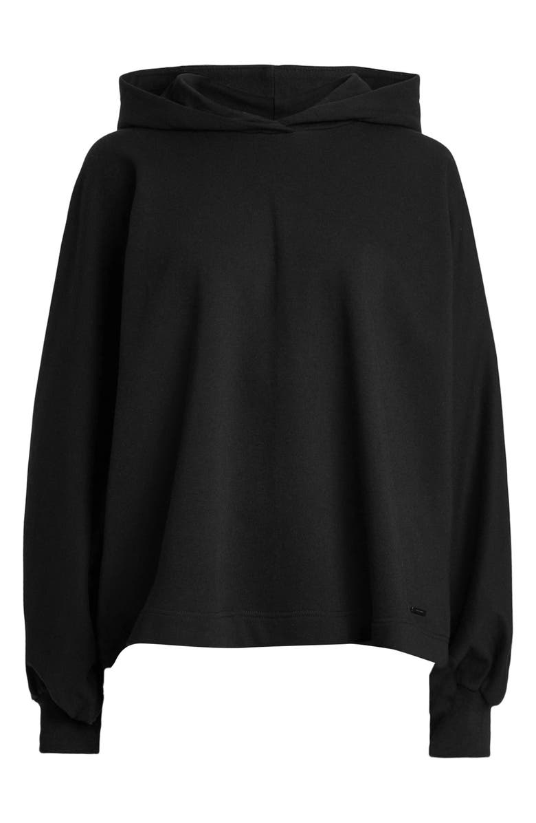 AllSaints Artia Cotton Hoodie, Alternate, color, Black