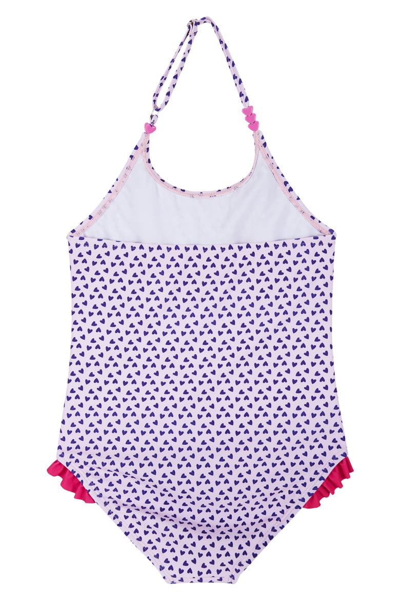 Kids' Ruffle One-Piece Swimsuit, Alternate, color, PINK