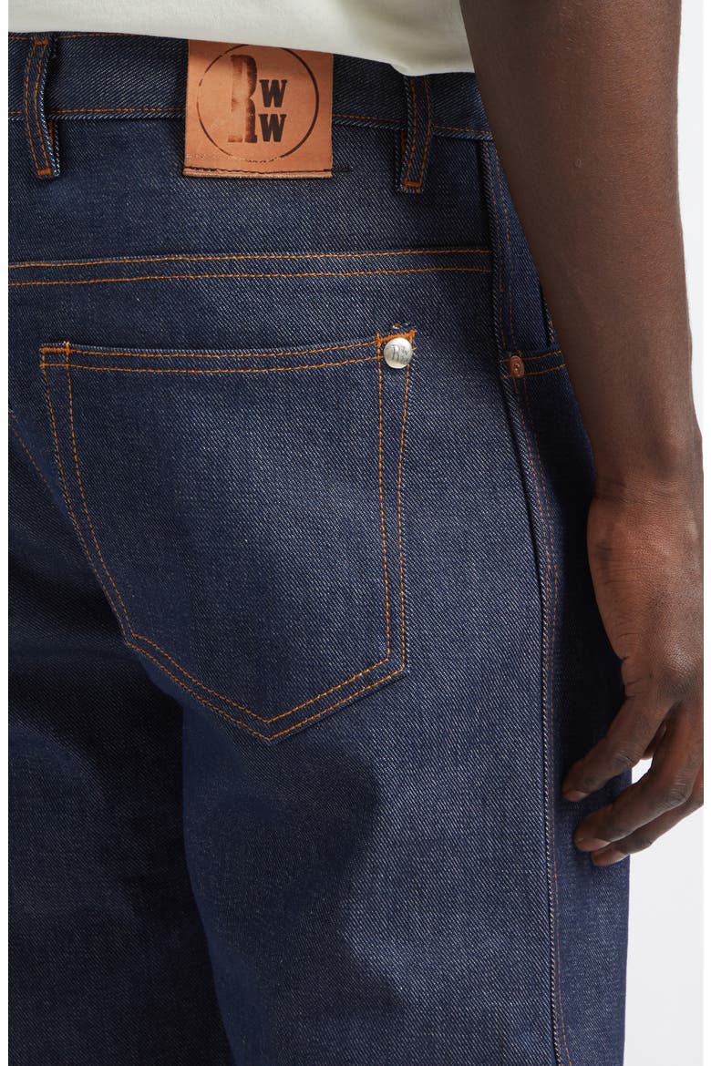 Straight Leg Denim Jeans, Alternate, color, RAW INDIGO