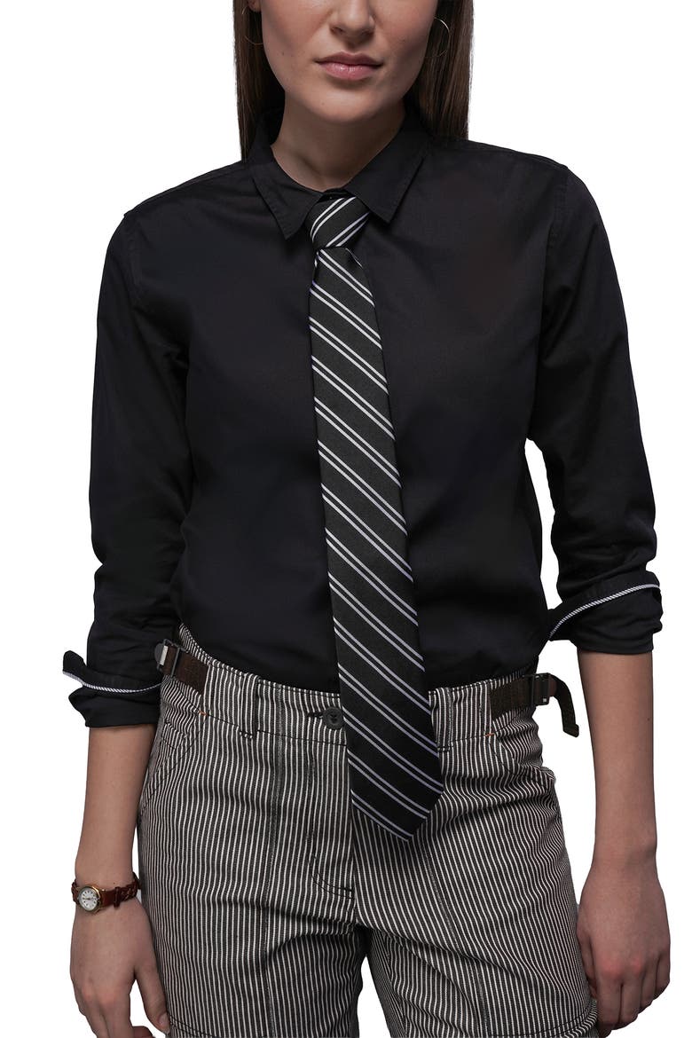 The Empower Tie, Main, color, BLACK/WHITE