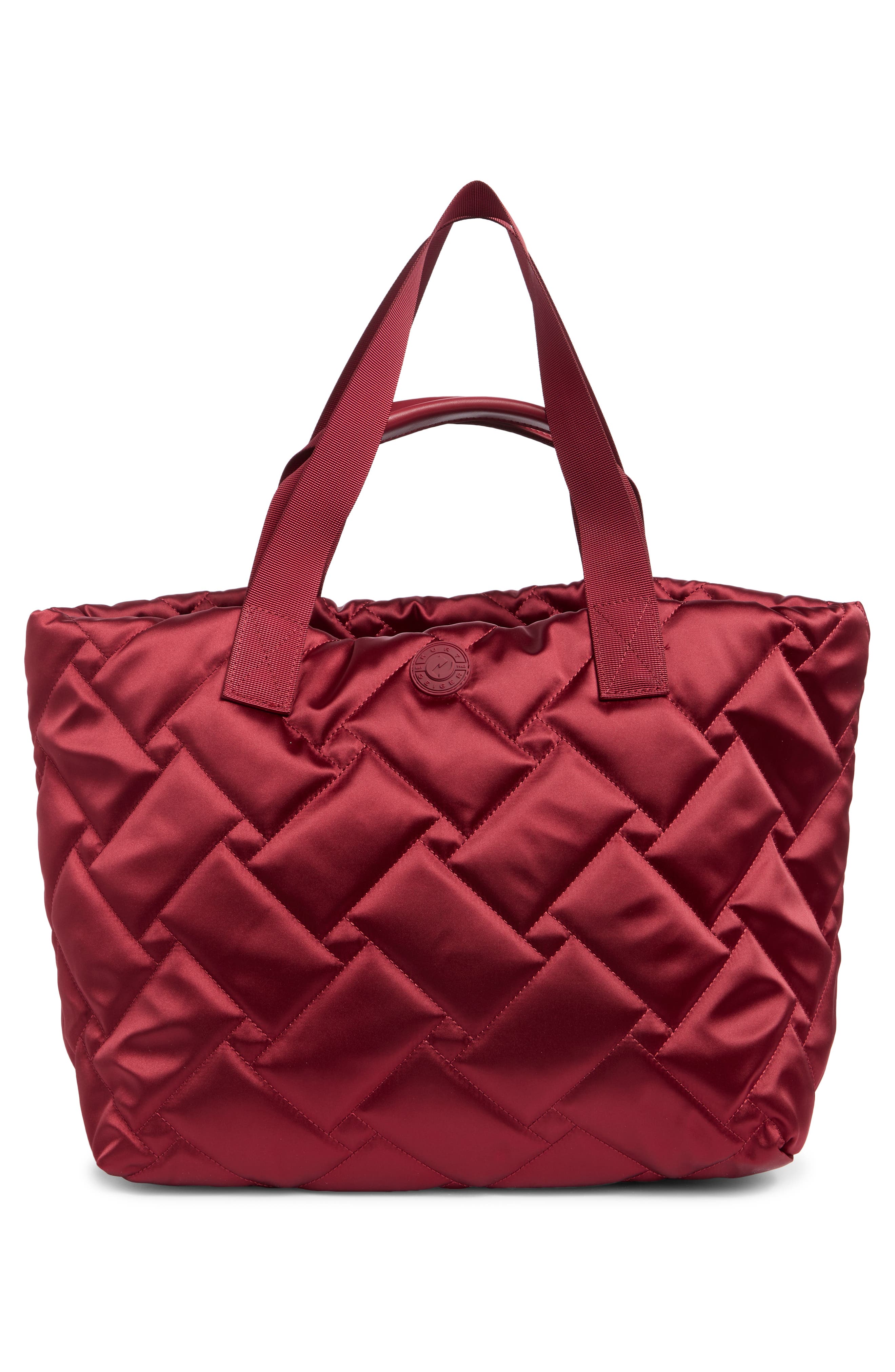 Kurt Geiger London Recycled Polyester Quilted Shopper Bag, Alternate, color, 