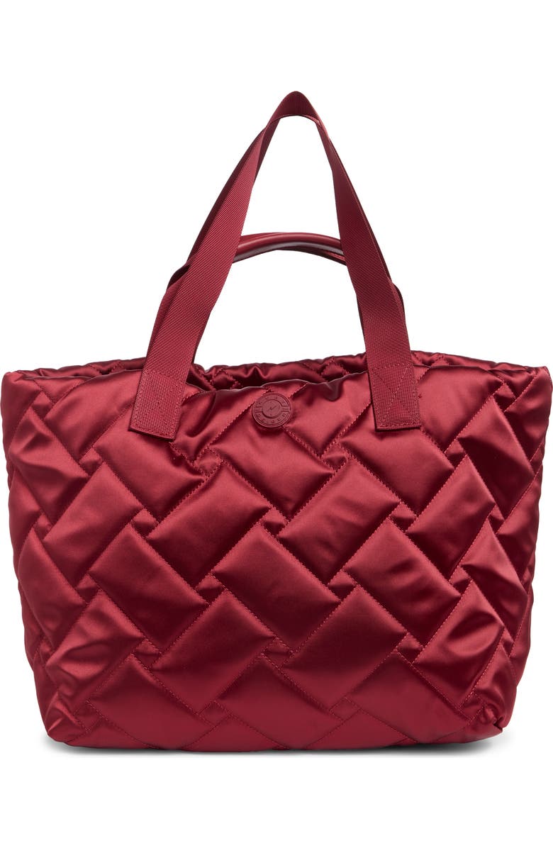 Kurt Geiger London Recycled Polyester Quilted Shopper Bag, Alternate, color,