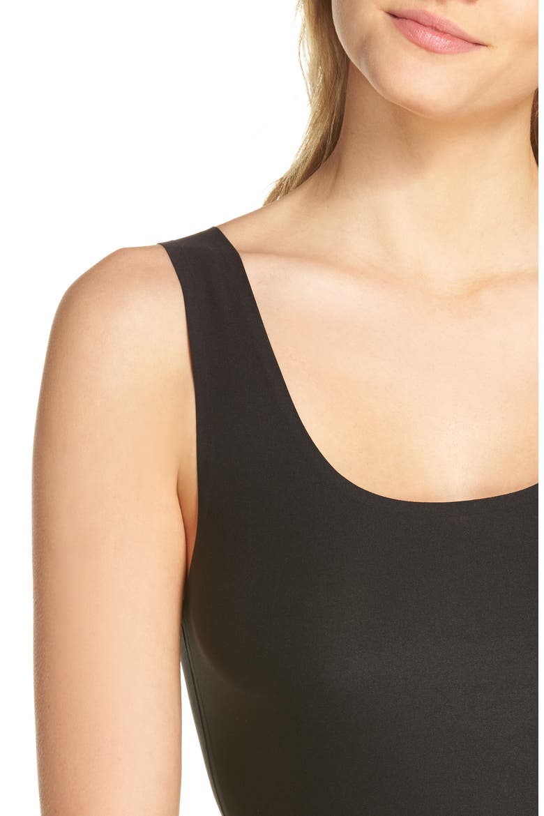 Soft Stretch Smooth Tank, Alternate, color, BLACK