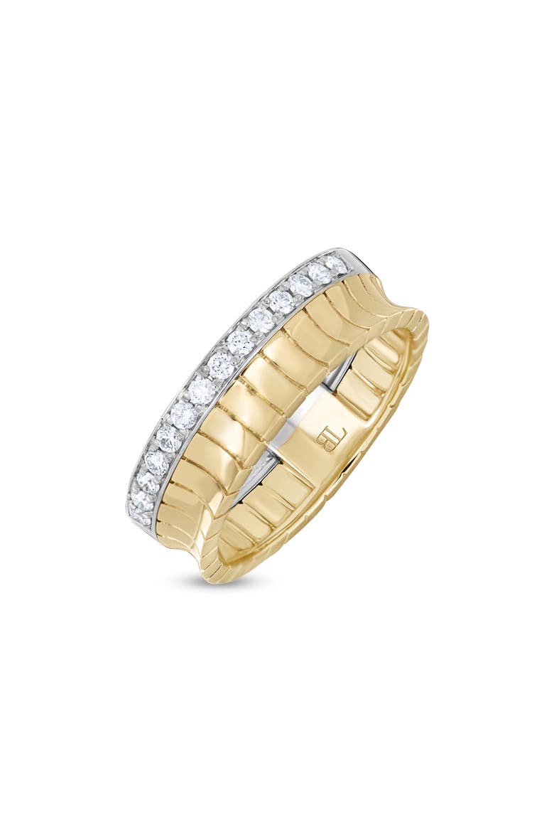 18K Gold Cleo Diamond Statement Ring, 6mm, Main, color, 18KWY GOLD