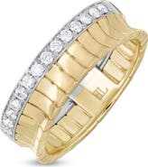 Bony Levy 18K Gold Cleo Diamond Statement Ring, 6mm