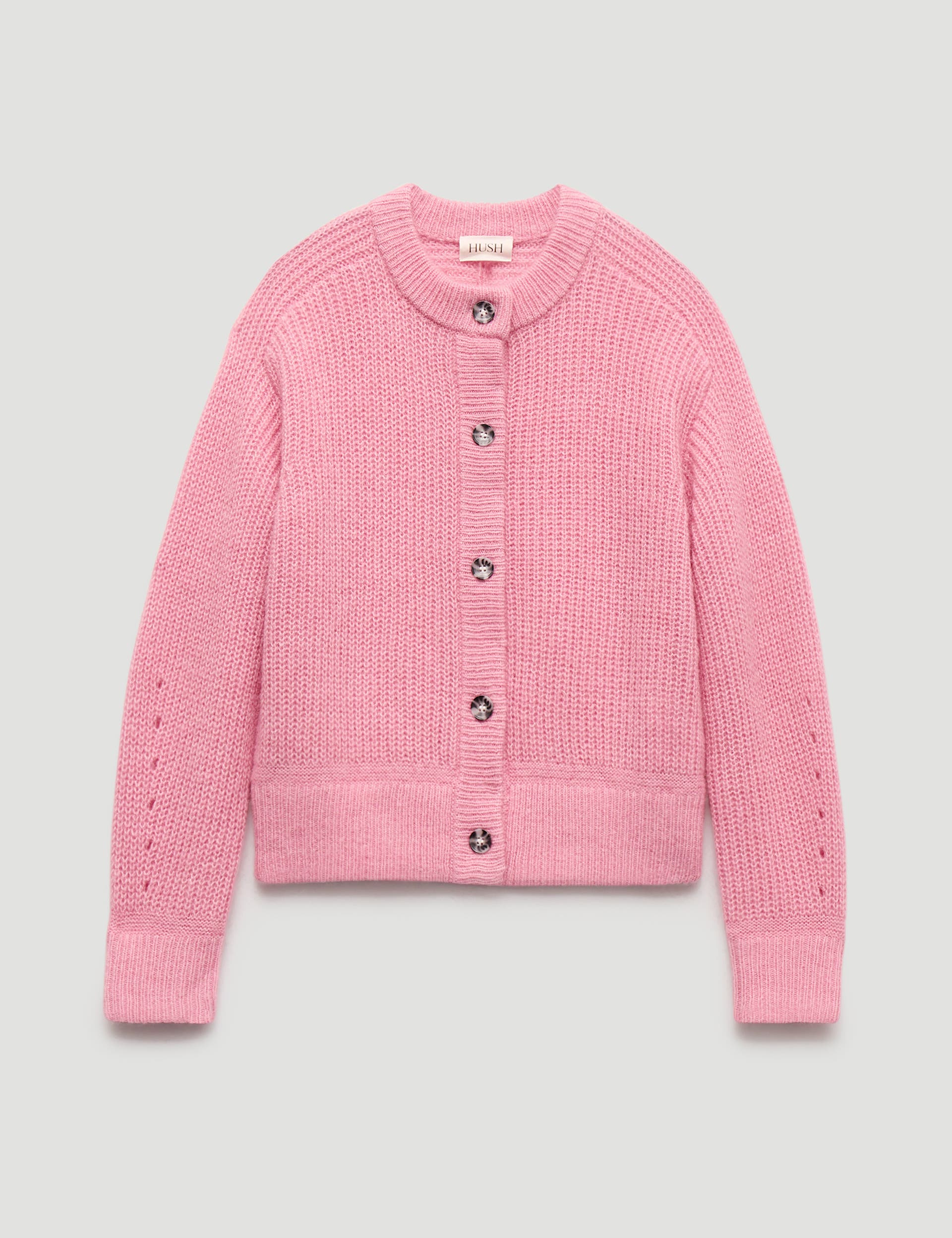 Raven Wool Blend Cardigan - image 2