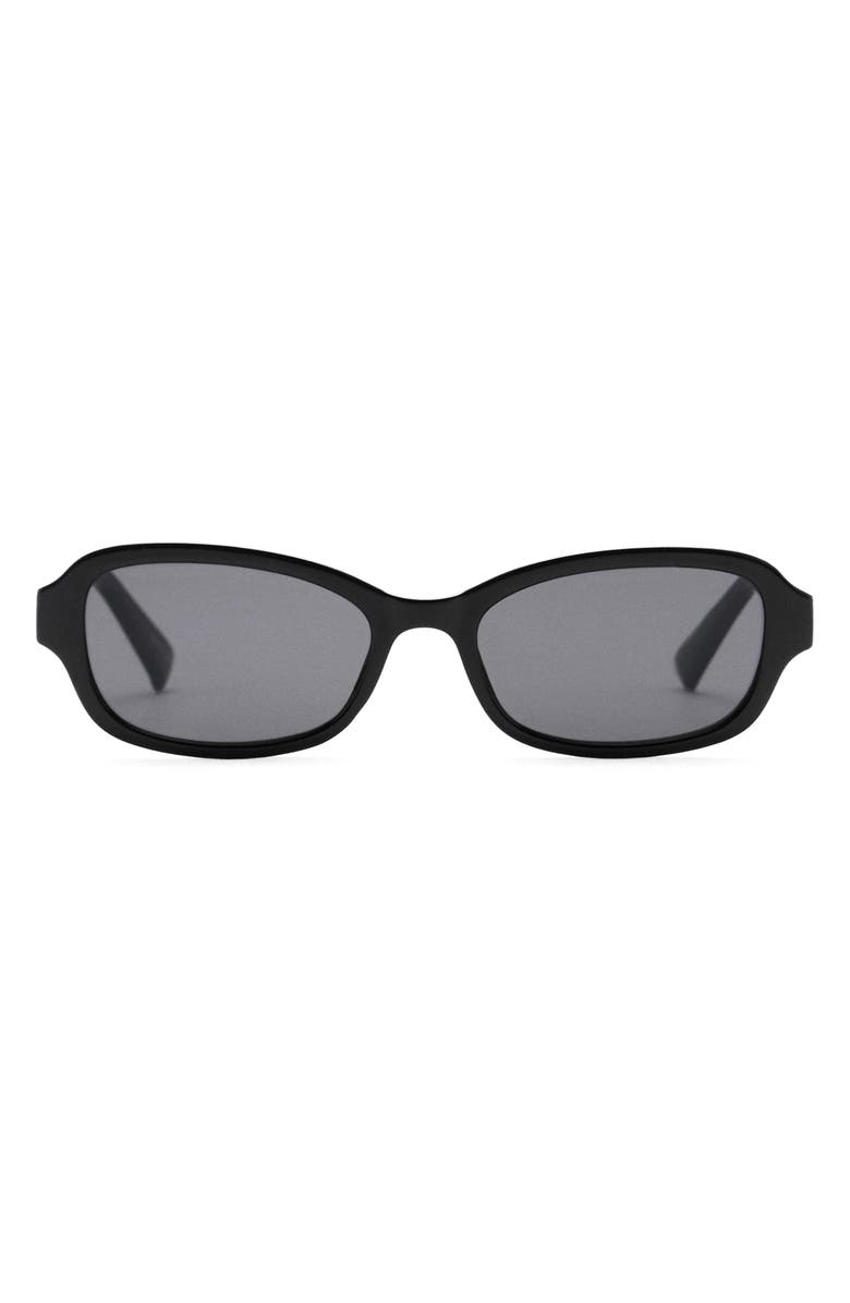 MANGO Rectangular Sunglasses, Main, color, 