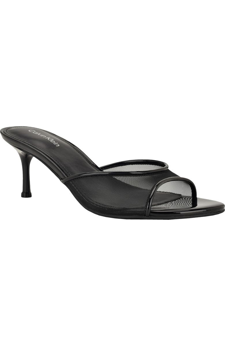Calvin Klein Vixie Slide Sandal, Main, color, Blackfalse