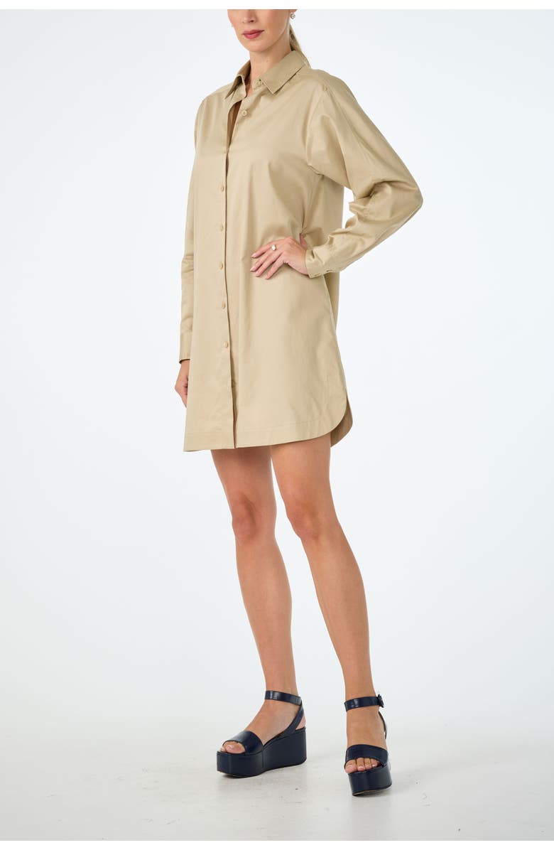 Trina Turk Marx Shirt Dress, Alternate, color, Biarritz Beige