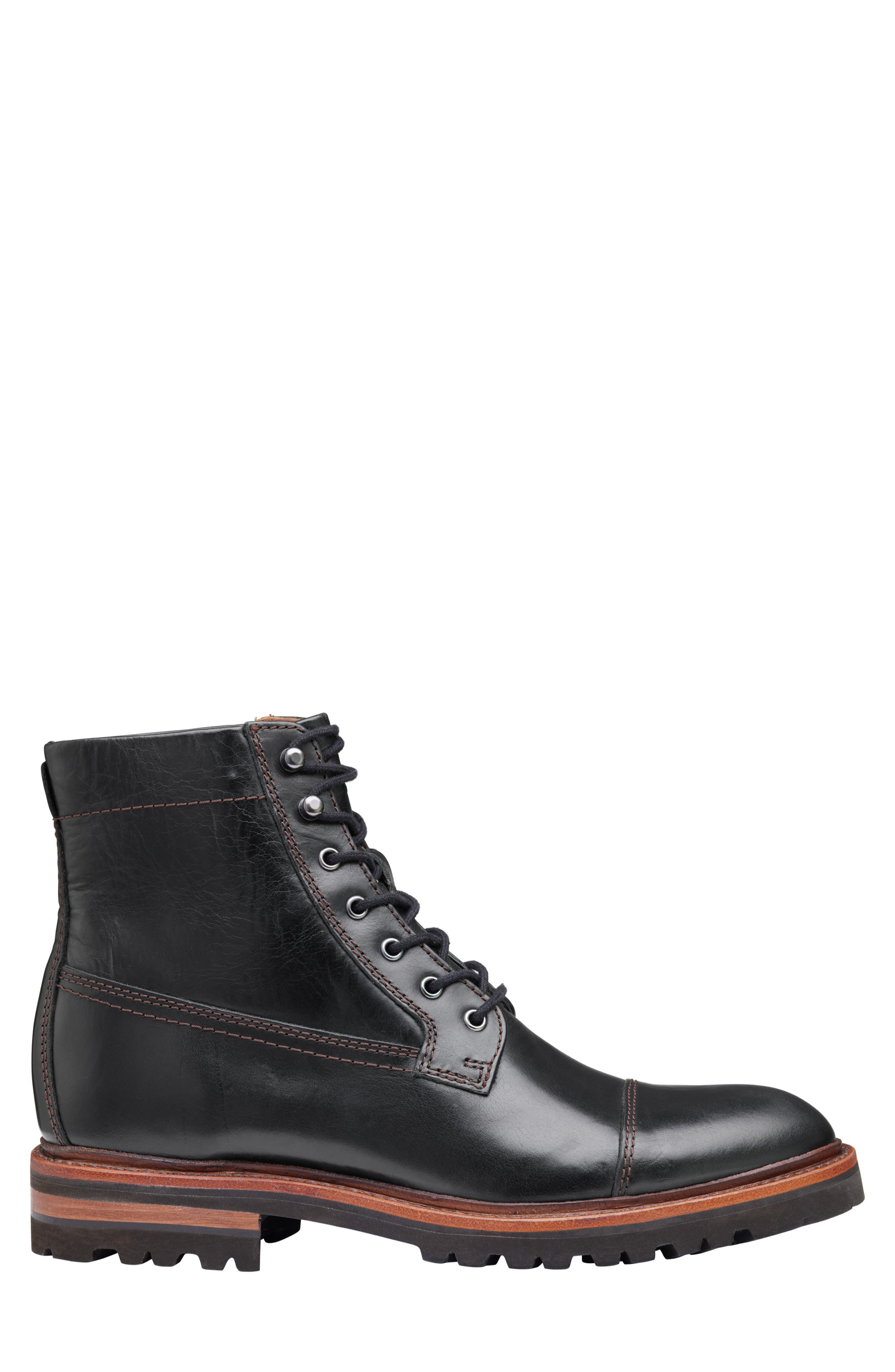 JOHNSTON & MURPHY COLLECTION Dudley Water Resistant Lace-Up Boot, Alternate, color, 