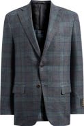 Heritage Gold Shadow Check Slub Super 110s Wool Mouliné Sport Coat