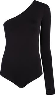 Commando Prima One Shoulder Single Long Sleeve Bodysuit