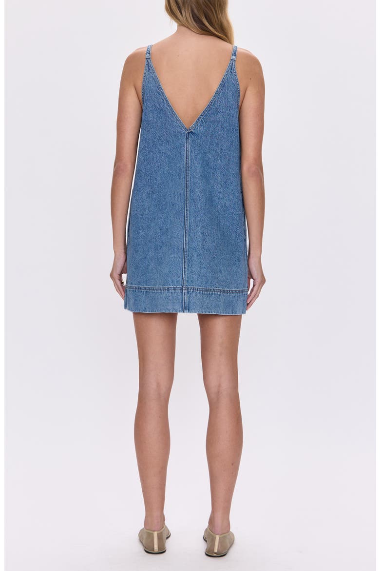Tavi Denim Minidress, Alternate, color, PALMS