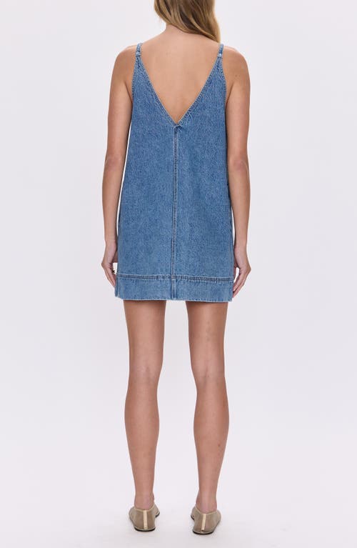 Pistola Tavi Denim Minidress In Blue