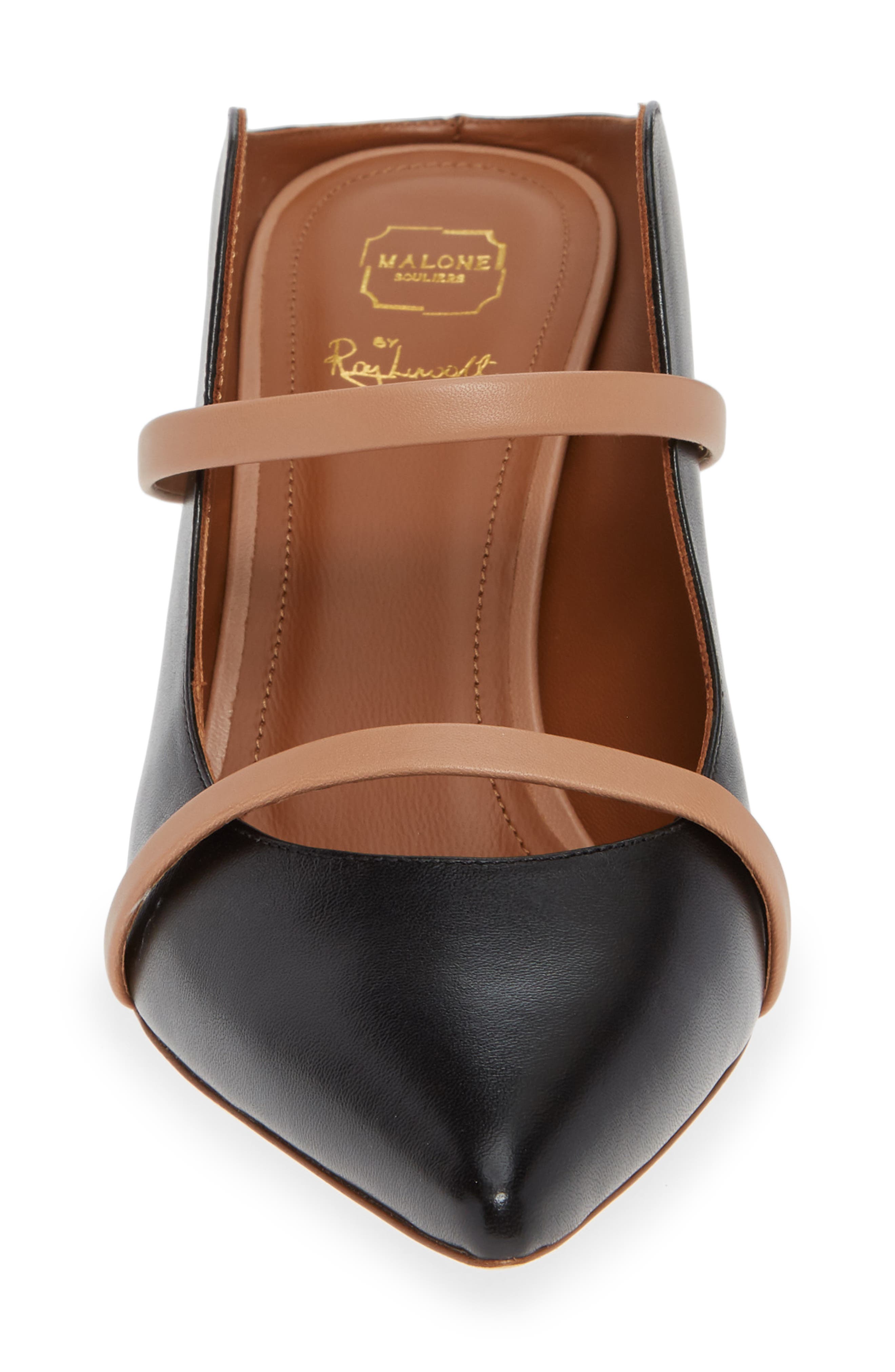 Maureen Double Band Mule, Alternate, color, BLACK/ BROWN