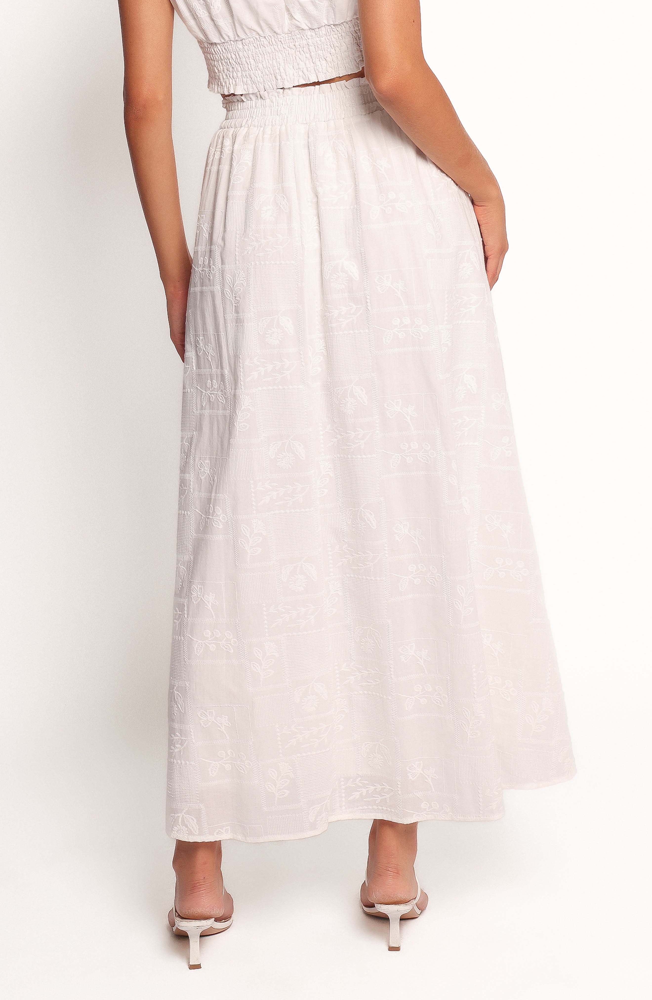 Kimora Embroidered Maxi Skirt - image 2