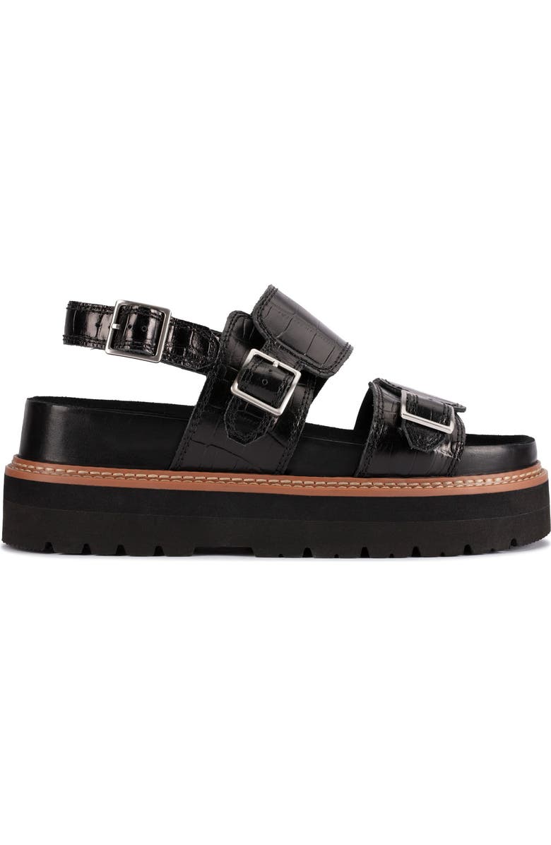 Clarks<sup>®</sup> Orianna Glide Platform Slingback Sandal, Alternate, color,