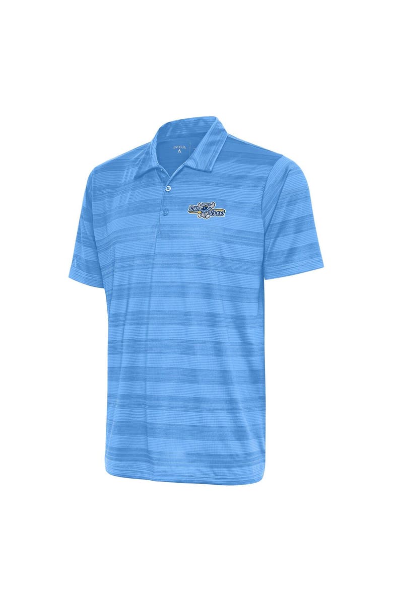 ANTIGUA Men's Antigua Powder Blue Wilmington Blue Rocks Compass Polo, Main, color,