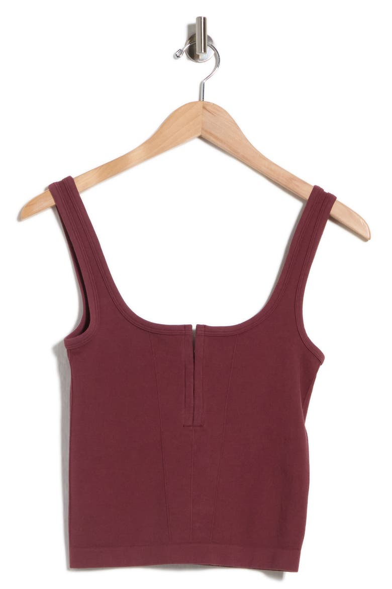Simply Soft Cotton Blend Tank, Alternate, color, BRANDYWINE