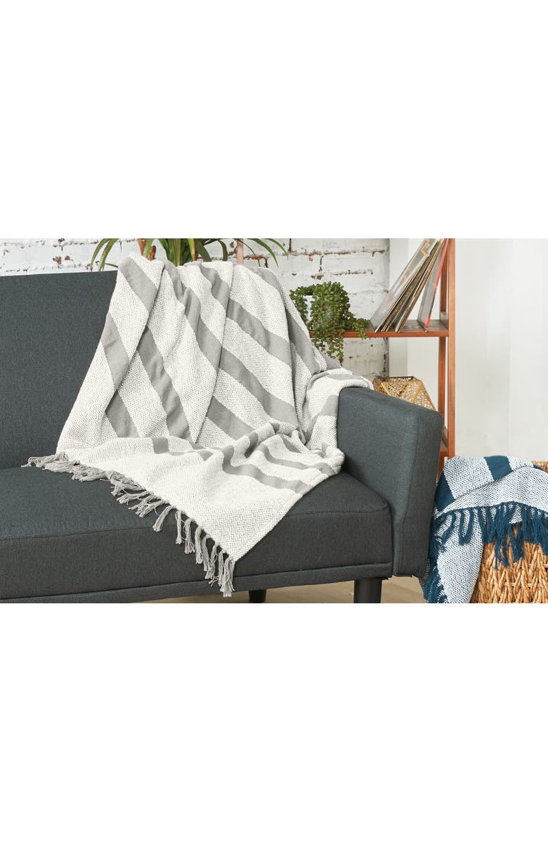 carol & frank 50" x 60" Chandler Throw Collection, Alternate, color, Grey