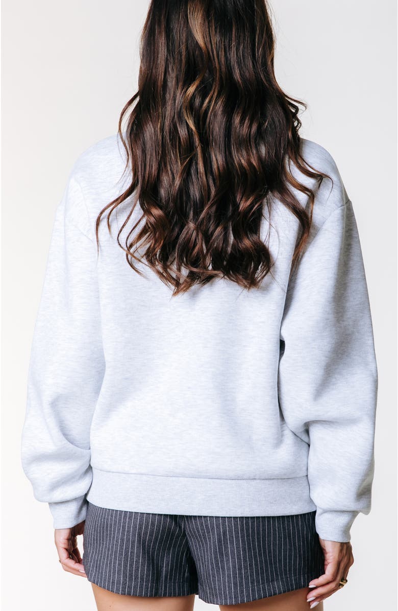 Colourful Rebel State Champ 23 Dropped Shoulder Sweat, Alternate, color, Light/Pastel Grey