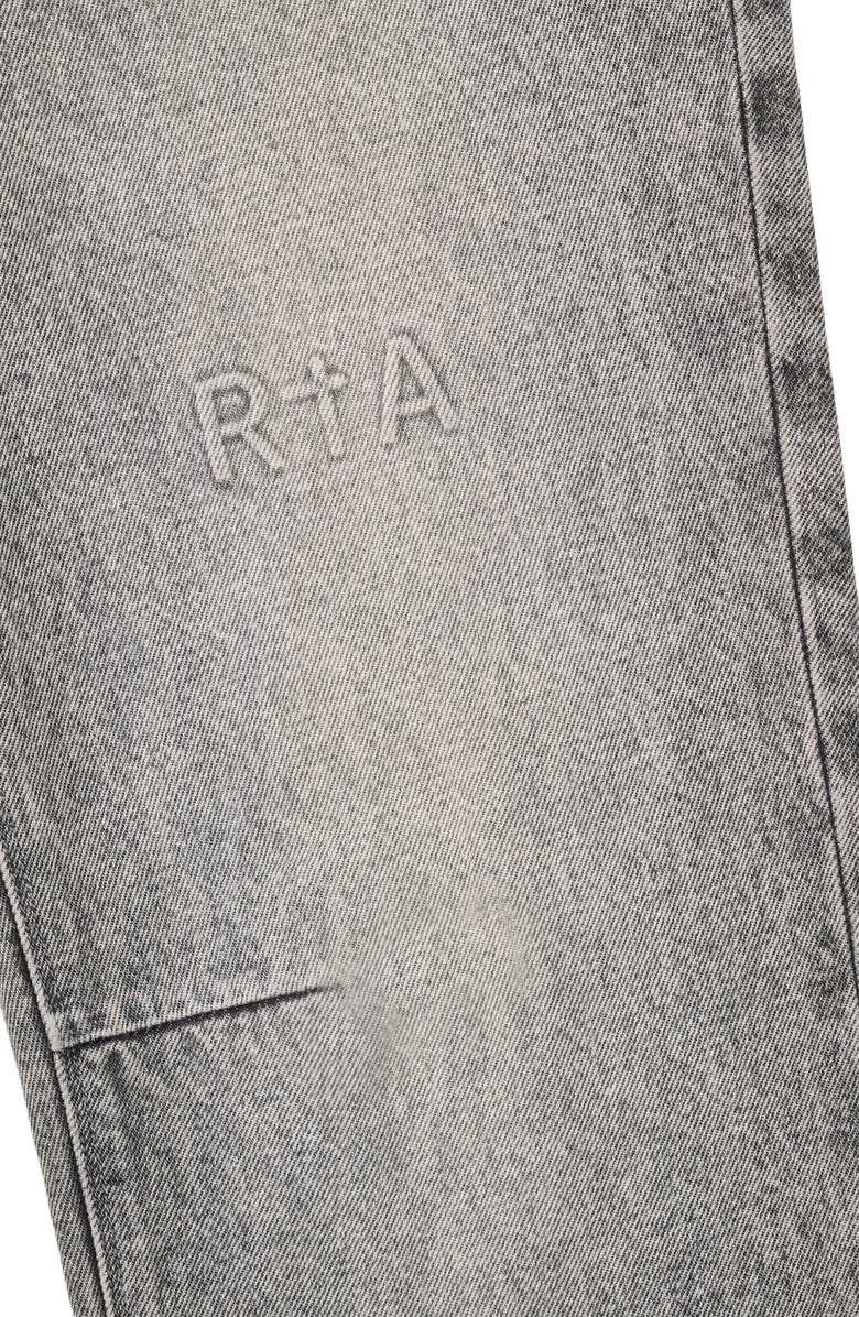 RtA Mael Slim Flare Jeans, Alternate, color, Stone Haze
