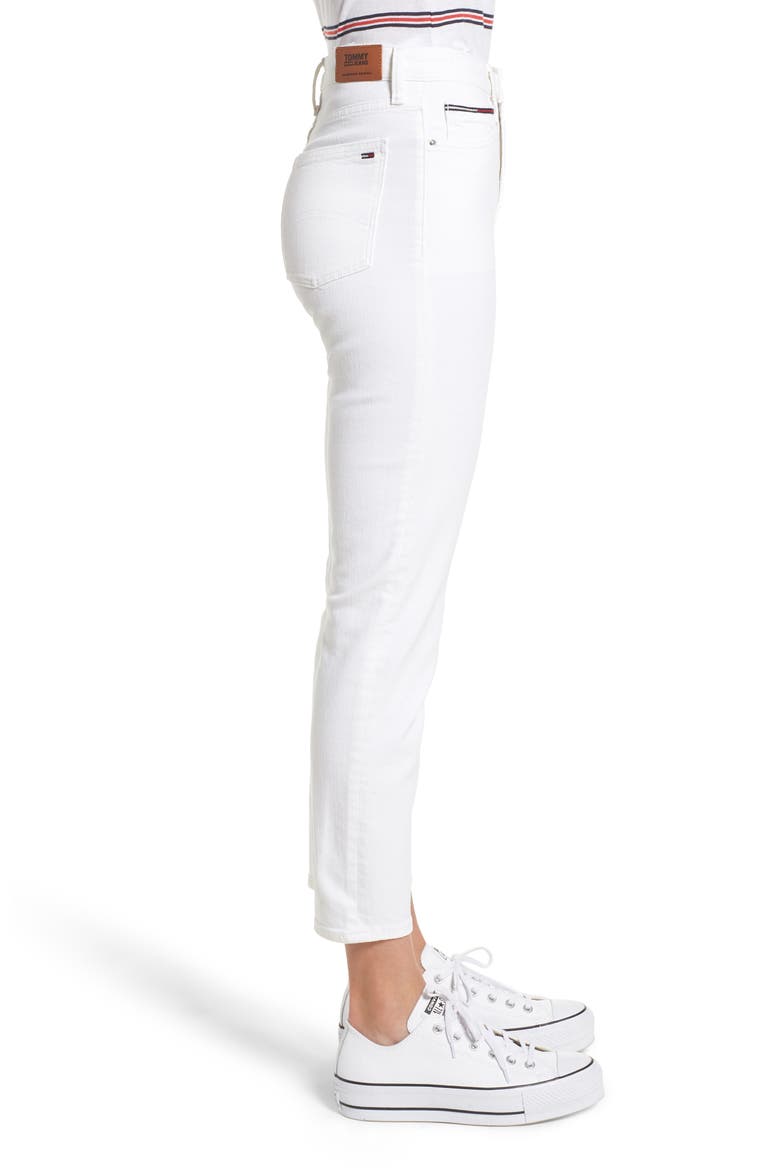 Slim Izzy Jeans, Alternate, color, NOELLA WHITE MATT COMF